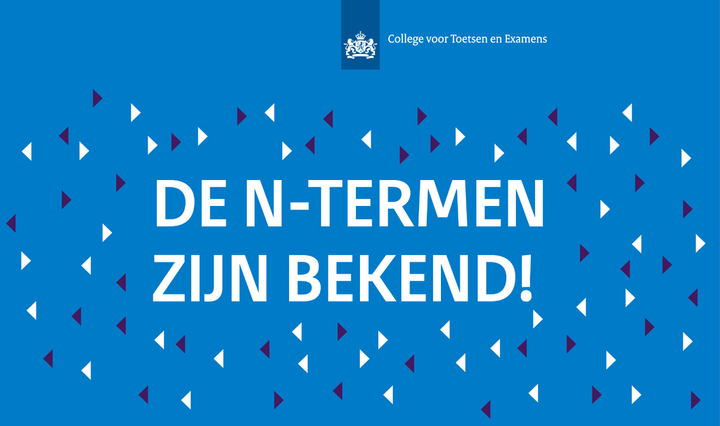 Tekst banner N-termen zijn bekend!